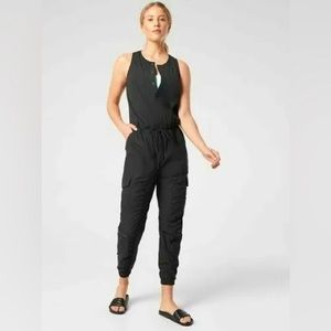 Athleta Black Canopy Jumpsuit